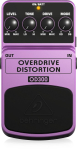 Behringer OD300 effects pedal Purple, Black