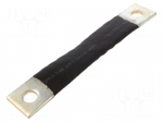 Braids | insulated earthing tape | W: 40mm | 120mm2 | &Oslash;1: 17mm | &Oslash;2: 17mm