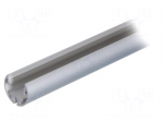 Profiles for LED modules | natural | L: 1m | PEN12 | aluminium | oval