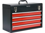 Yato YT-08874 small parts/tool box Stainless steel Black, Red