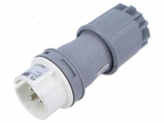 Connector: AC supply | plug | male | 16A | 24/42VDC | IEC 60309 | IP44