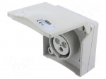 Connector: AC supply 3-phase | socket | female | 16A | 415VAC | Design