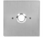 ACO INS-OB-60 NO Button for Output, Illuminated, Flush-mounted, Stainless Steel, for O60 Electrical Box
