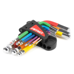 Uued tooted // Klucze imbusowe hex z kulką kr&oacute;tkie imbusy zestaw 9 szt. s2 amio-04298
