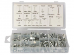 Nut and bolt assortment, 240 pieces