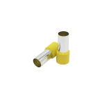 Insulated end sleeve 70mm2/27mm, yellow, 50 pcs