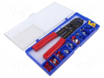 Tools set: designed for terminal crimping | box