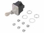 Switch: toggle | Pos: 2 | DPDT | ON-ON | 6A/230VAC | 20A/28VDC | TL | IP67