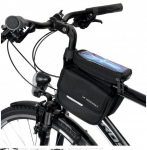 Bicycle accessory iLike Universal frame bike bag bicycle pannier waterproof phone case 1.5l Black