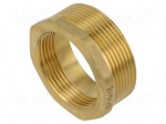 Splice terminal: adapter | male-female,reductive | brass CW617N