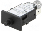 Circuit breaker | Urated: 240VAC | 48VDC | 5A | SPST | Poles: 1 | SNAP-IN