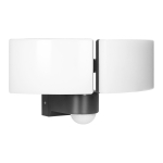LED valgustus // LED tulvvalgustid // TOS DUO LED 2x20W podw&oacute;jny naświetlacz ogrodowy z PIR, 2x1600lm, IP65, 4000K, PC, szary