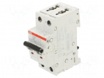 Circuit breaker | 400VAC | 400VDC | Inom: 50A | Poles: 2 | Charact: C