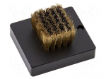 Tip cleaner | for stand | Bristle material: brass wire | MicroFine