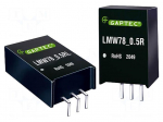 Converter: DC/DC | Uin: 20&divide;90VDC | Uout: 12VDC | Iout: 500mA | THT | OUT: 1