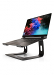 Port Designs 901103 laptop stand Aluminium, Black 39.6 cm (15.6")