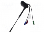 Antenna | car top,automotive,external | GNSS,GSM,UHF | Fakra | top