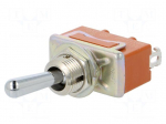 Switch: toggle | Pos: 2 | SPST | (ON)-ON | 15A/250VAC | 15A/30VDC