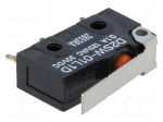 Microswitch SNAP ACTION | with lever | SPDT | 0.1A/125VAC | ON-(ON)