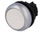 Switch: push-button | Stabl.pos: 1 | 22mm | white | Illumin: none | IP67