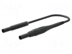 Test lead | 8A | insulated | Urated: 1kV | Len: 2m | black