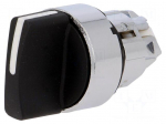 Switch: rotary | Stabl.pos: 2 | 22mm | black | Illumin: none | IP66 | Pos: 2