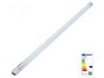 LED lamp | neutral white | G13 | 230VAC | 900lm | 8W | 200&deg; | 4000K