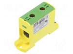 Splice terminal: distribution block | for DIN rail mounting