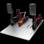 SIMAGIC Crimson Edition, Hydraulic Dual-pedal Set, 100kg Loadcell, Standard Throttle Plate. S311