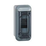 Plexo cabinet 2 modules surface mounting IP65 IK07 w/o terminal blocks
