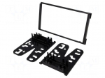 Radio mounting frame | Kia | 2 DIN | black