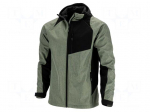 Soft-shell jacket | Size: XXL (185/114-120) | green-black | 290g/m2
