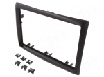 Radio mounting frame | Renault | 2 DIN | black