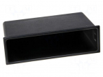 Radio box | universal | black | 58.4x187.6mm