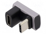 Adapter | USB 4.0 | gold-plated | 8K | aluminium