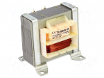 Transformer: mains | 10VA | 230VAC | 12V | 0.8A | Leads: for PCB | IP00