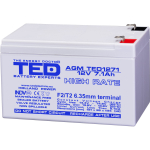 12V 7.1Ah AGM High Rate aku UPS-seadmetele | Klemm F2 / T2 | 151 x 65 x 94 mm