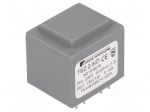 Transformer: encapsulated | 2.5VA | 230VAC | 18V | 138.9mA | IP00 | 120g