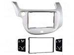 Radio frame | Honda | 2 DIN | silver