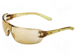 Safety spectacles | Lens: brown | Classes: 1 | HELIUM 2 | 18g