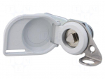 Lock | right | zinc and aluminium alloy | 15mm