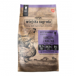 WIEJSKA ZAGRODA Chicken with duck - dry cat food - 10kg