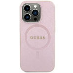 Guess GUHMP15SPSAHMCP iPhone 15 6.1" r&oacute;żowy|pink hardcase Saffiano MagSafe