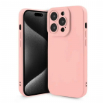 Fusion Softy izturīgs silikona aizsargapvalks Apple iPhone 15 Plus rozā