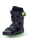 Short Ankle-Foot Orthosis "AIR WALKER DUO" SHORT O-1185/M REHAFUND, Black