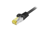 Equip Cat.6A S/FTP Outdoor Patch Cable, 25m, Black
