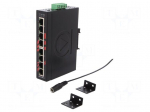 Industrial module: switch Ethernet | unmanaged | 12&divide;48VDC | RJ45
