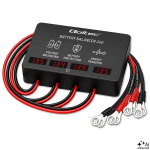 Qoltec Balanser napięcia 48V do akumulator&oacute;w 4 x 12V | 10A | AGM GEL LiFePO4 | LED