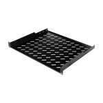 Equip 19" fikseeritud riiul serverikappidele 40cm 1U Black