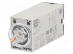Timer | 0,1s&divide;10min | DPDT | 250VAC/5A | 24VDC | socket | -10&divide;50&deg;C | PIN: 8